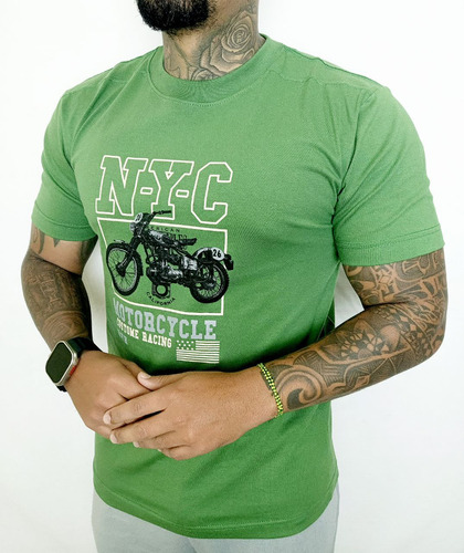 Pack X 6 Remeras Estampadas Hombre Algodón
