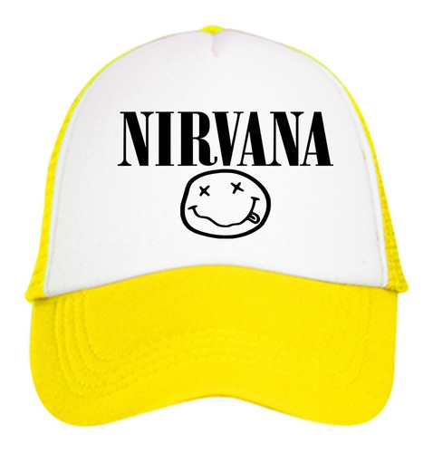 Gorras Estampadas Sublimadas Bandas De Rock Kurt Kobain R41