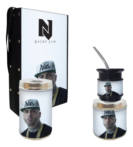 Set Matero 4 Piezas Abmby Nicky Jam Excelente Calidad