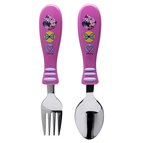 Juego De Platos Y Cubiertos Minnie Mouse Disney Mmcx3180g 2