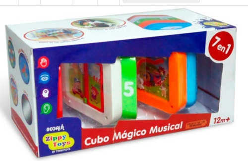 Juguete Didáctico Cubo Magico Musical 7 En 1 Zippy Toys