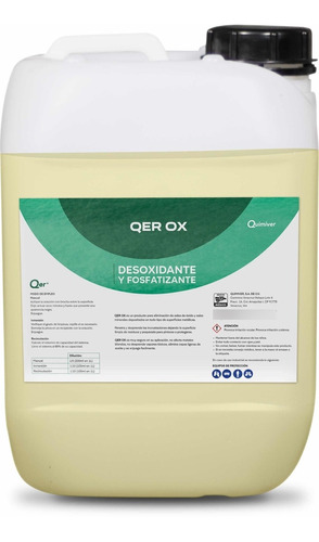 Desincrustante De Sales Minerales Y Desoxidante Qer Ox 4lts
