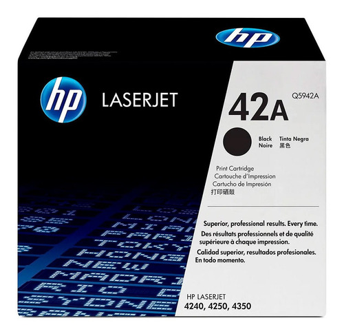 Hp Toner 42a Q5942a Negro Para Hp Laserjet 4240n, 425