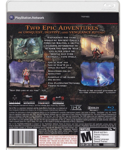 God Of War Collection Descatalogado Ps3 Físico Nuevos