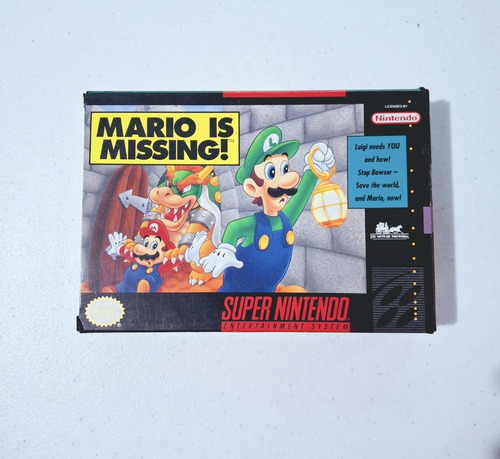 Mario Is Missing! Snes Con Caja (Usado)