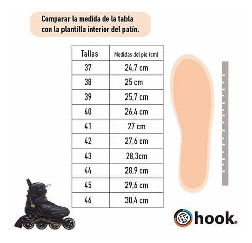 Patin En Linea Hook Hit Gold Hook