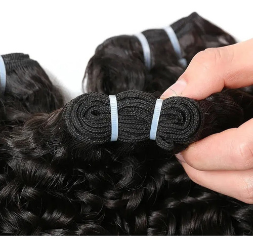 20inch/50cm 100g Onda De Agua Cabello Humano Tejido Negro