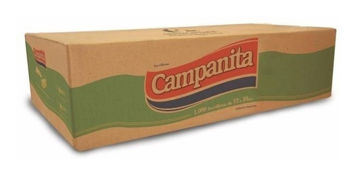 Servilletas Campanita Caja X 1000 Unidades