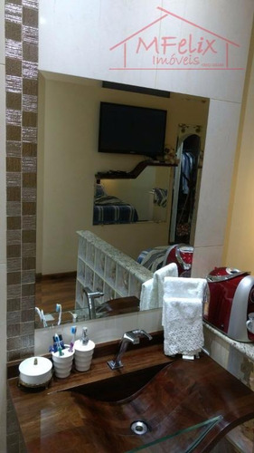 Sobrado Próximo Ao Shopping Maia Em Guarulhos, 3 Dorms (1 Suíte Master Com Jacuzzi), Área Gourmet, Lareira E Etc. - So0080