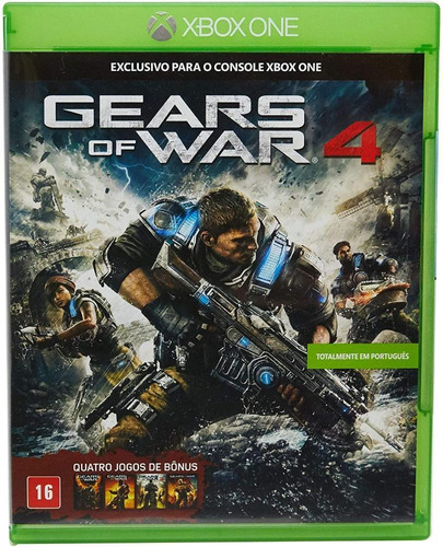 Jogo Gears Of War 4 Xbox One Usado Mídia Física