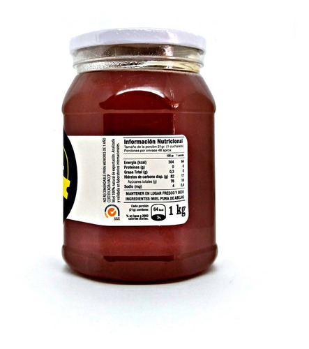Imagen 2 de 9 de Miel 100% Pura De Abeja 1 Kg - Quillay