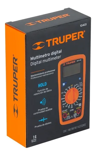 Multímetro Digital Profesional Truper 10401