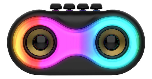 Caixa De Som Potente Multimídia Bluetooth Com Led Multicolor Lumi