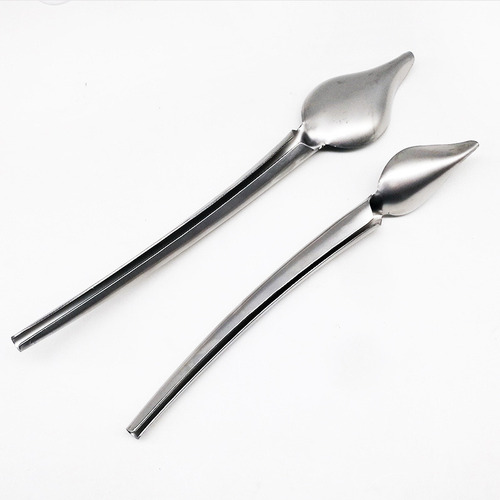 Kit De Confitería De Acero Inoxidable: 2 Utensilios De Decor