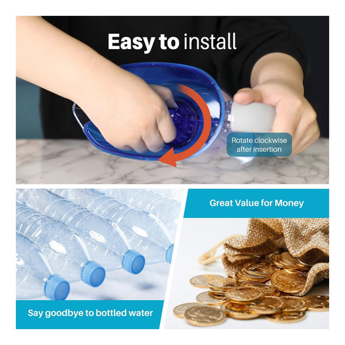 Filtro De Agua De Lanzador Icepure, Compatible Con Todos Los