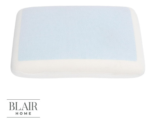 Almohada Fría Viscoelástica Memory Foam 60x40 Cm Blair Home Color Blanco