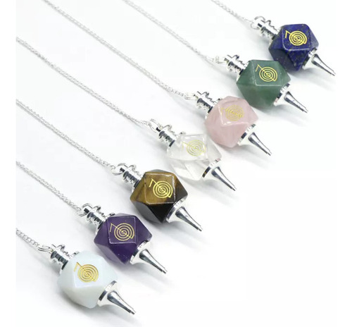 Péndulo Chokurei Radiestesia Talisman Color Amatista