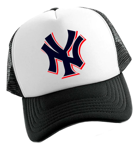 Jockey Gorro Con Malla Diseño Yankees New York Mlb