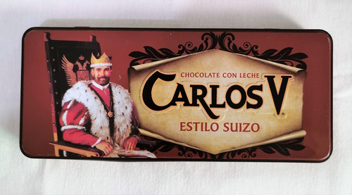 Lata Coleccionable De Chocolate Carlos V * Edicion Especial (Usado)