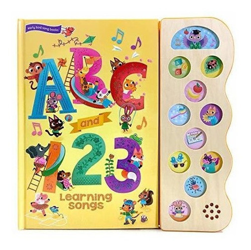 Abc And 123 Learning Songs Interactive Childrens Sou, de Scarlett W. Editorial Cottage Door Press en inglés