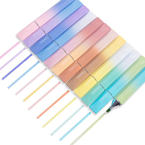 12pcs Set De Rotuladores Pastel Para Codificación Por Color