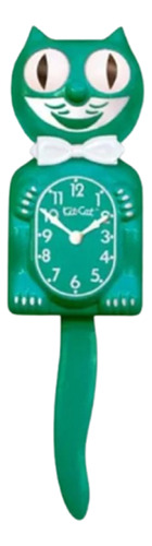 Reloj De Pared Green Beauty Kit Cat Klock - A Pedido_exkarg