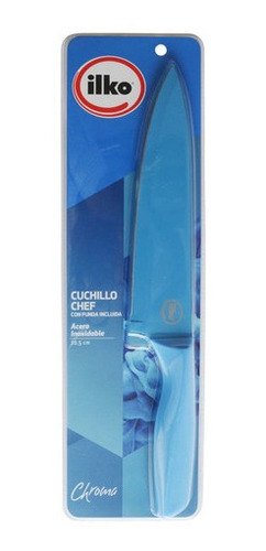Imagen 2 de 5 de Cuchillo Chef 20 Cm Acero Inoxidable Chroma Ilko