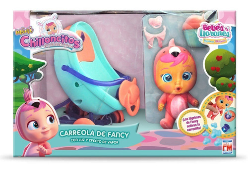Imagen 3 de 5 de Muñeca Mini Bebés Llorones Carreola Fancy Fotorama
