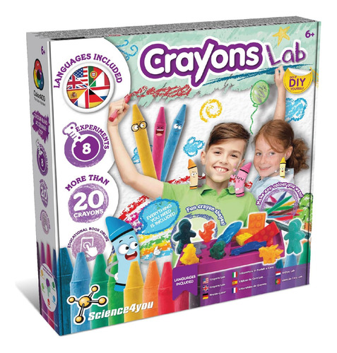 Science4you Crayons Lab - Haz Tus Propios Crayones Para Niño