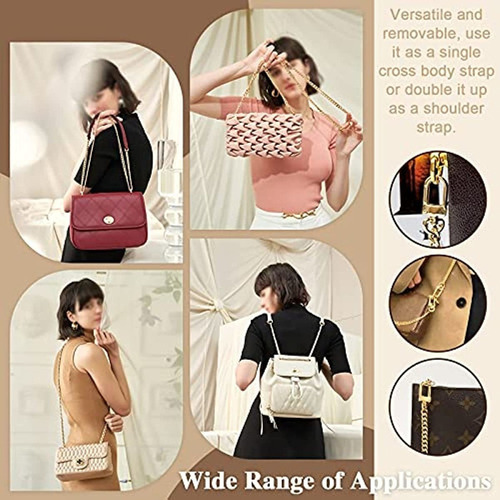 Cadena Dorada De 4 Piezas De 40 Cm Para Bolsos Fashion