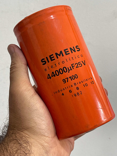 Capacitor 44.000uf 25v Med 145x75mm