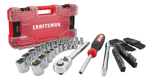 Juego Herramientas Mecanico 63 Tubos Llaves Craftsman 45063