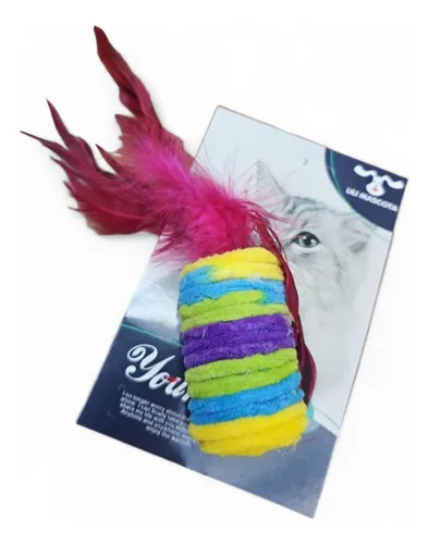 comprar Juguete Para Gato Cilindro Varios Colores De Sisal