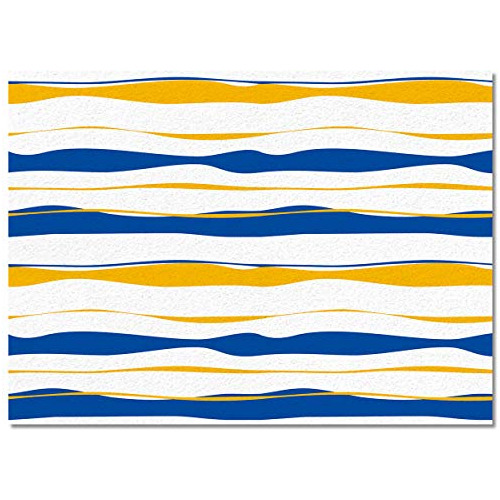 Alfombra 2x3 Pies - Nautical Stripe Collection Area Rug 2x3f