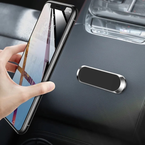 Imagen 2 de 9 de Soporte Magnético De Celular Para Auto Con Imán En Clicshop
