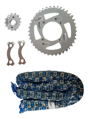 Kit Arrastre Cr4 162 4 Huecos Cadena Dorada Cassarella+envio