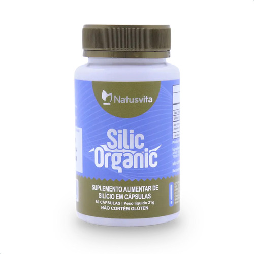 Suplemento en cápsulas NatusVita beleza e cuidado pessoal Silício Orgânico x 21g