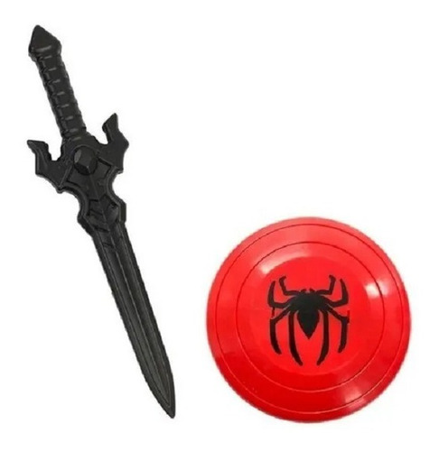 Imagem 2 de 2 de Brinquedo Espada E Escudo Homem Aranha Fantasia Infantil
