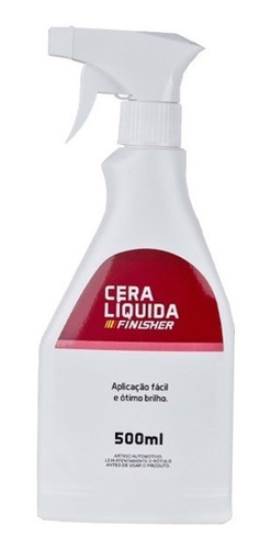 Imagem 1 de 1 de Cera Líquida Carnaúba P/ Brilho Spray 500ml Finisher Alto