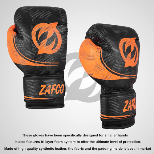 Guantes De Boxeo Zafco Kids Para Ninos Junior Muay Thai K...