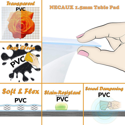Necaux Versión Mejorada 17 Pulgadas Diámetro Transparente...