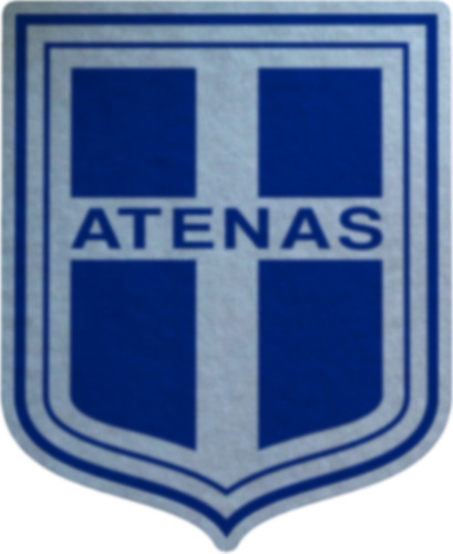 Parche Escudo Felpa Para Coser 10cm Set X4 Futbol Arg002 Atenas Rio Cuarto Atenas Rio Cuarto