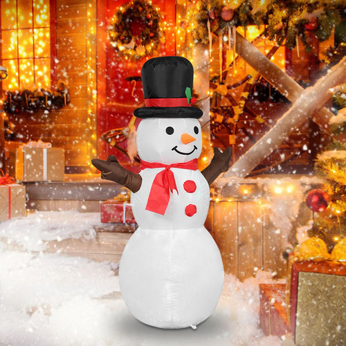Infláveis De Natal Boneco De Neve Eua Plug Fácil De Usar