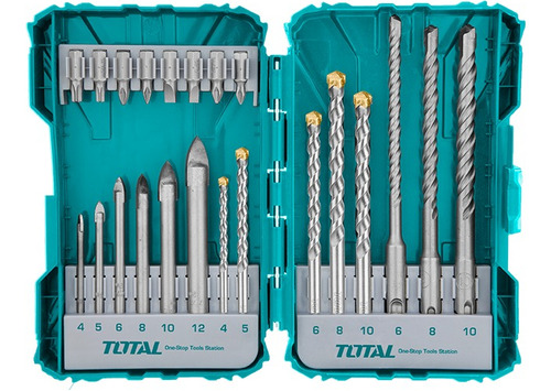 Juego De Brocas Y Puntas Para Taladro 22 Pzs Total