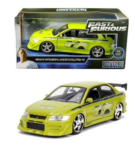 Brian's Mitsubishi Lancer Vii - Velozes E Furiosos 1/24 Jada