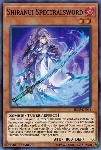 Shiranui Spectralsword - Hisu-en041 (yu-gi-oh!)