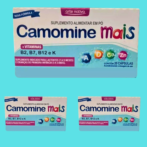 Camomine Para Que Serve Como Usar Camomilina C Nene Kit 3