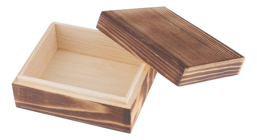 Caja De Almacenamiento Hecha A Mano L Marrón