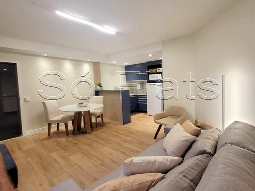 Imagem 3 de 15 de Flat Para Locação No La Residence Paulista, Contendo 38m², 1 Dormitório E 1 Vaga De Garagem - Sf38837
