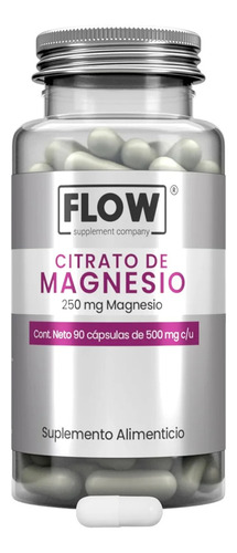 Glicinato Citrato Y Cloruro De Magnesio 3 Frascos De 90 Cáps